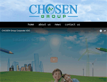 Tablet Screenshot of chosen.co.th